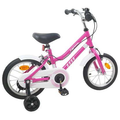 Kids Bike 12 Inches for 2-4 Years Old Pink White