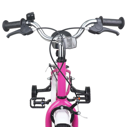 Kids Bike 16 Inches for 4-6 Years Old Pink White