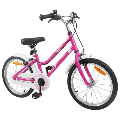 Kids Bike 18 Inches for 5-7 Years Old Pink White