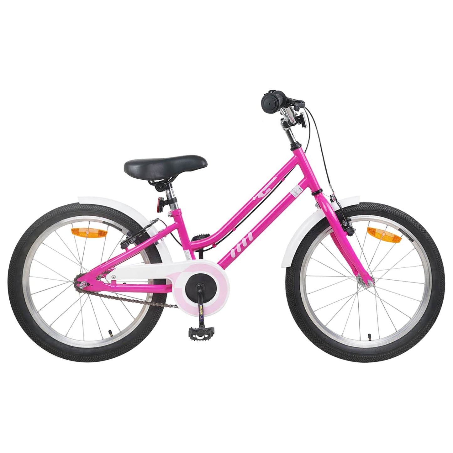 Kids Bike 20 Inches for 6-11 Years Old Pink White