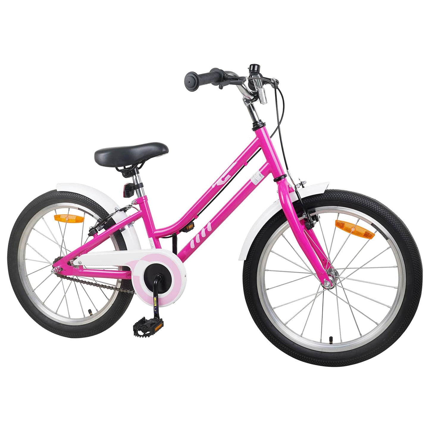 Kids Bike 24 Inches for 8-12 Years Old Pink White
