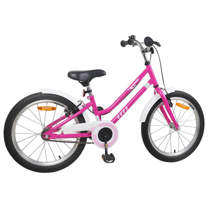 Kids Bike 24 Inches for 8-12 Years Old Pink White