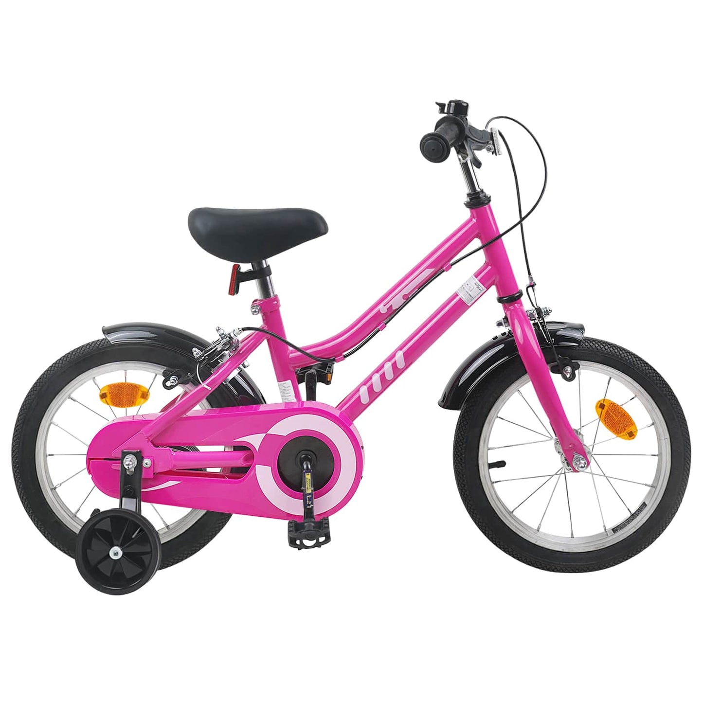 Kids Bike 14 Inches for 3-5 Years Old Pink Black