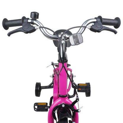 Kids Bike 16 Inches for 4-6 Years Old Pink Black