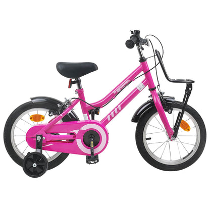 Kids Bike 12 Inches for 2-4 Years Old Pink and Black