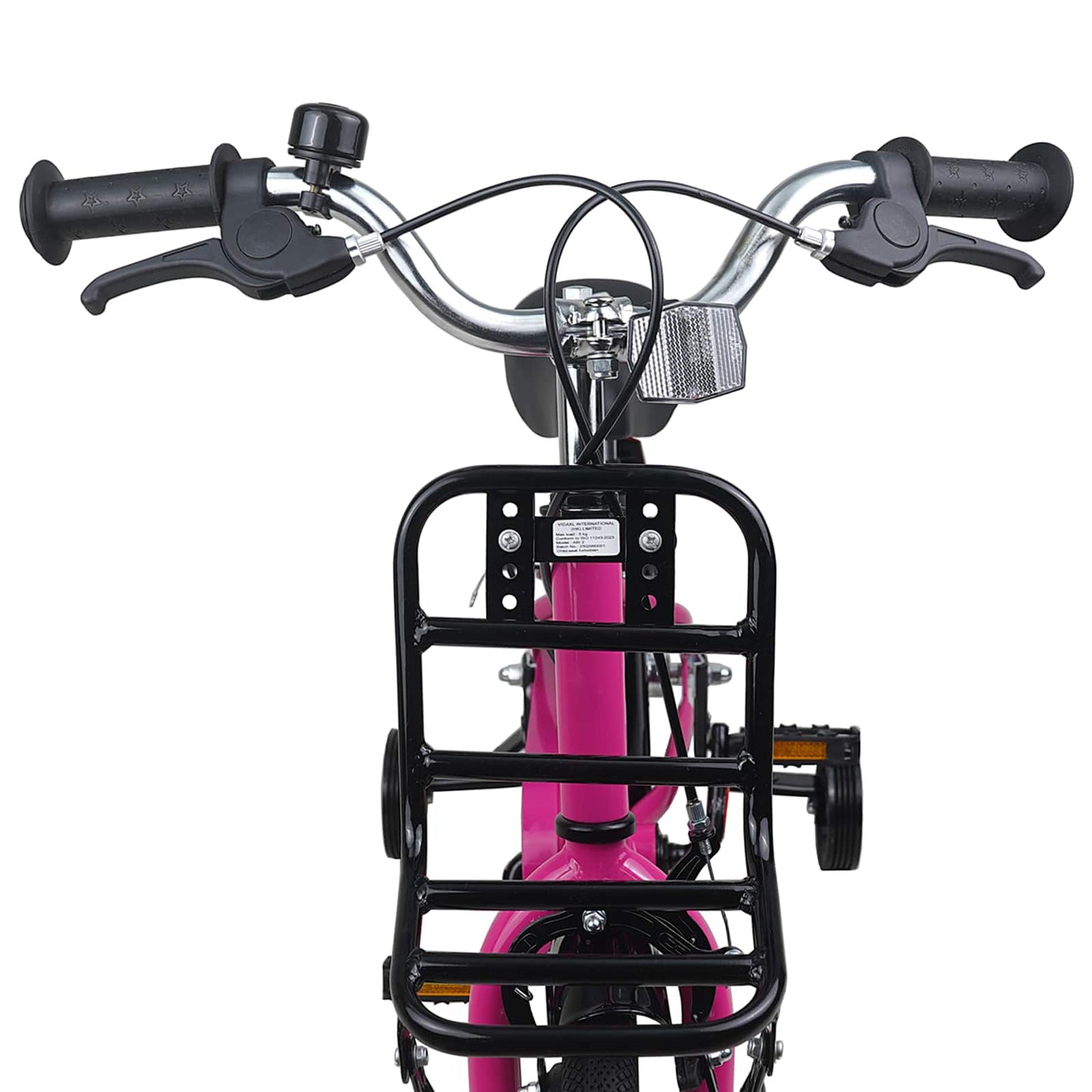 Kids Bike 14 Inches for 3-5 Years Old Pink and Black
