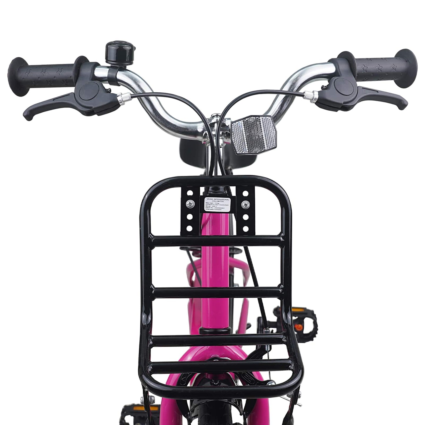 Kids Bike 18 Inches for 5-7 Years Old Pink and Black