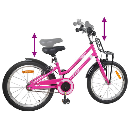 Kids Bike 20 Inches for 6-11 Years Old Pink Black