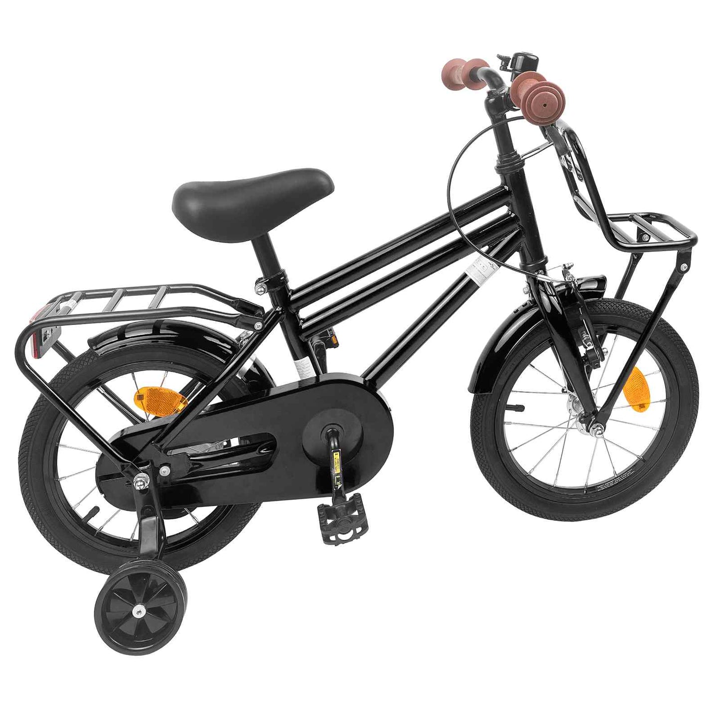 Kids Bike 12 Inches for 2-4 Years Old Black