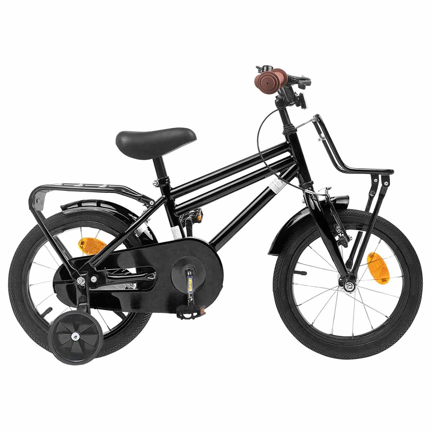 Kids Bike 12 Inches for 2-4 Years Old Black