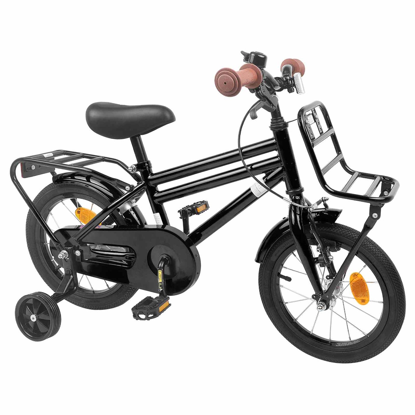 Kids Bike 14 Inches for 3-5 Years Old Black