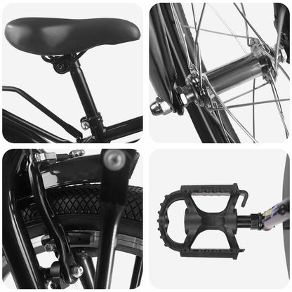 Kids Bike 18 Inches for 5-7 Years Old Black