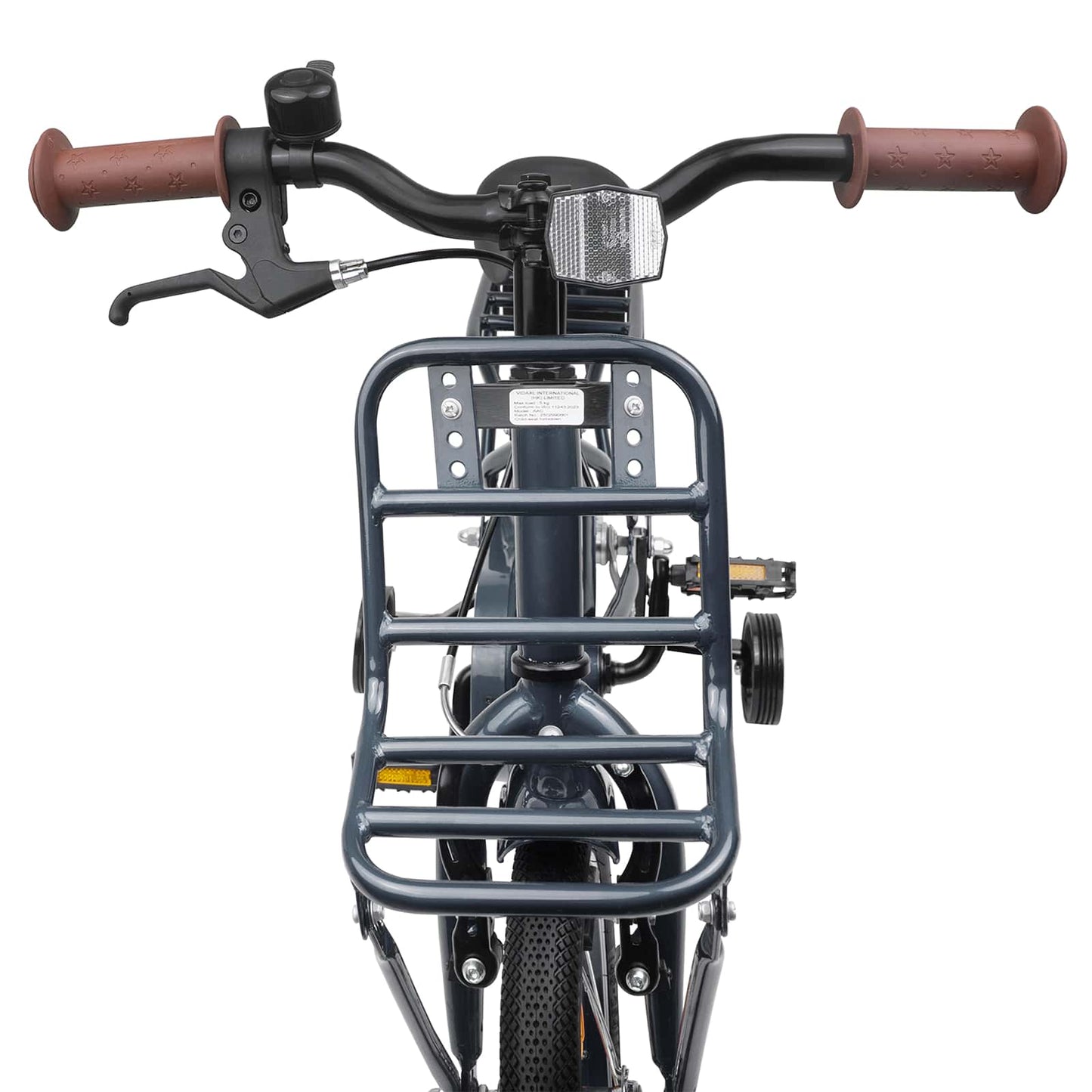 Kids Bike 12 Inches for 2-4 Years Old Dark Grey