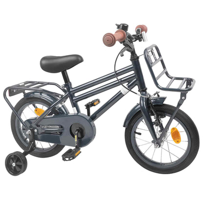 Kids Bike 12 Inches for 2-4 Years Old Dark Grey