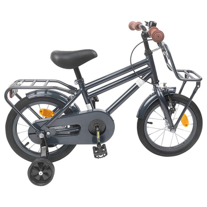 Kids Bike 12 Inches for 2-4 Years Old Dark Grey