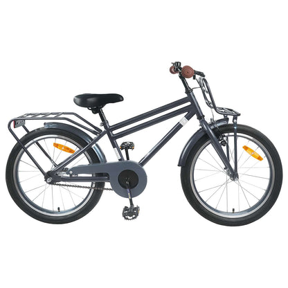 Kids Bike 20 Inches for 6-11 Years Old Dark Grey