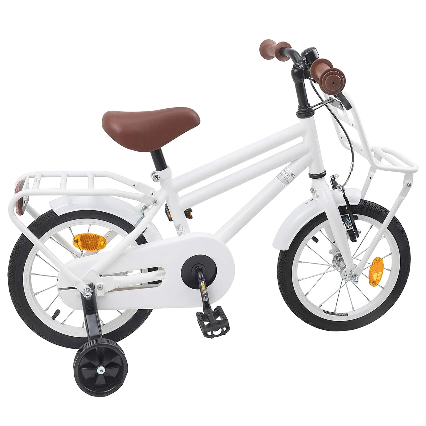 Kids Bike 16 Inches for 4-6 Years Old White