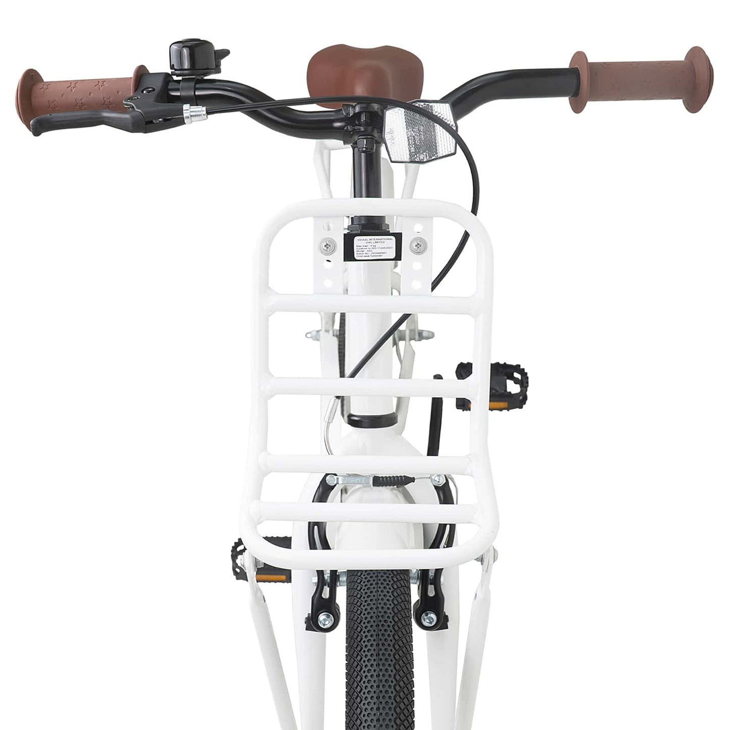 Kids Bike 18 Inches for 5-7 Years Old White