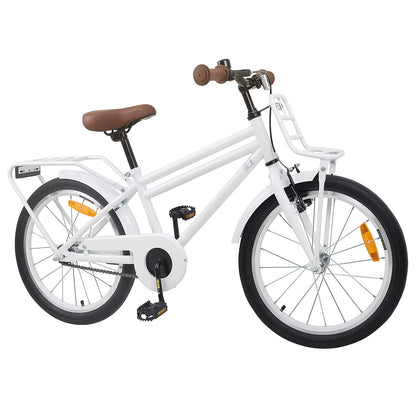 Kids Bike 20 Inches for 6-11 Years Old White