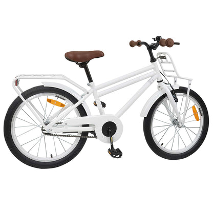 Kids Bike 20 Inches for 6-11 Years Old White