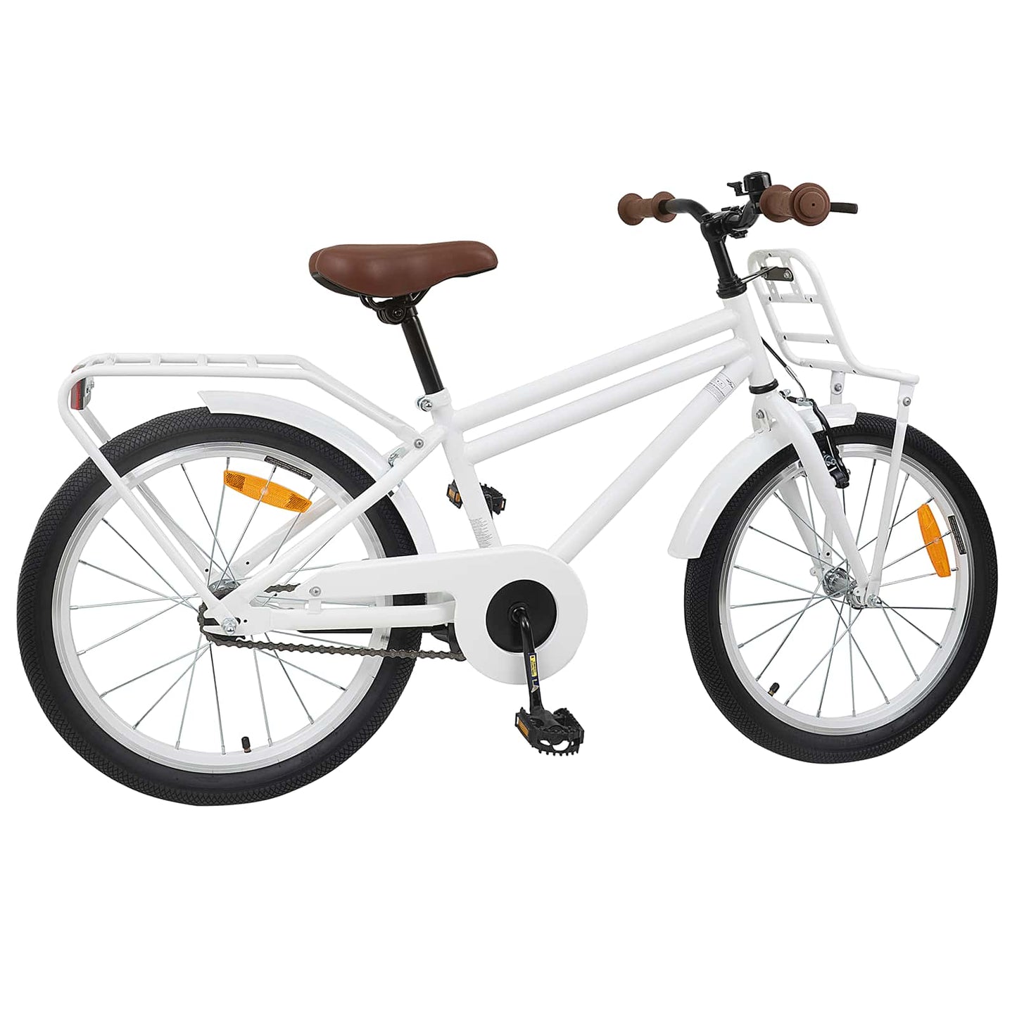 Kids Bike 22 Inches for 7-12 Years Old White
