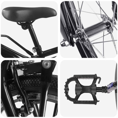 Kids Bike 18 Inches for 5-7 Years Old Black