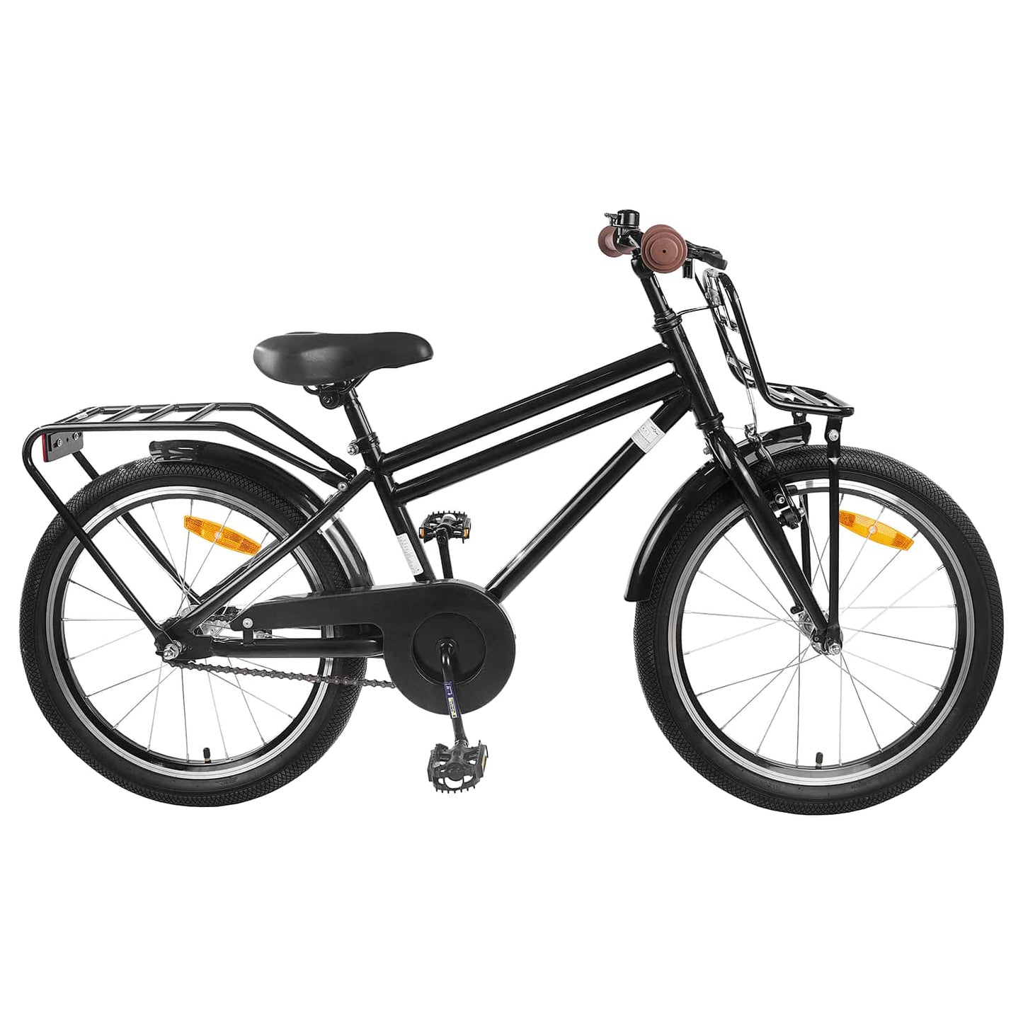 Kids Bike 22 Inches for 7-12 Years Old Black