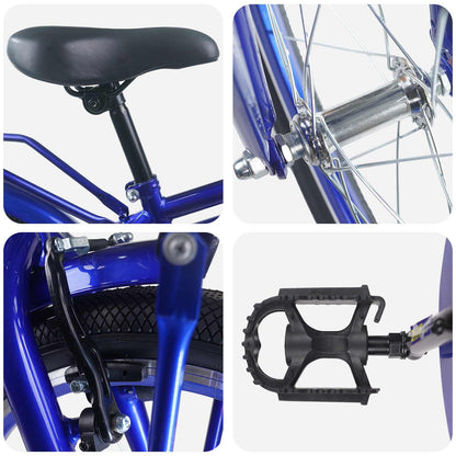 Kids Bike 20 Inches for 6-11 Years Old Dark Blue
