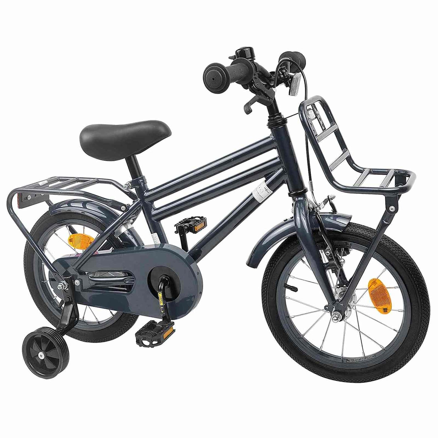 Kids Bike 14 Inches for 3-5 Years Old Dark Grey