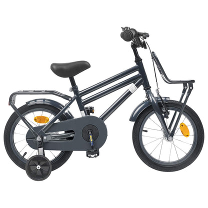 Kids Bike 14 Inches for 3-5 Years Old Dark Grey
