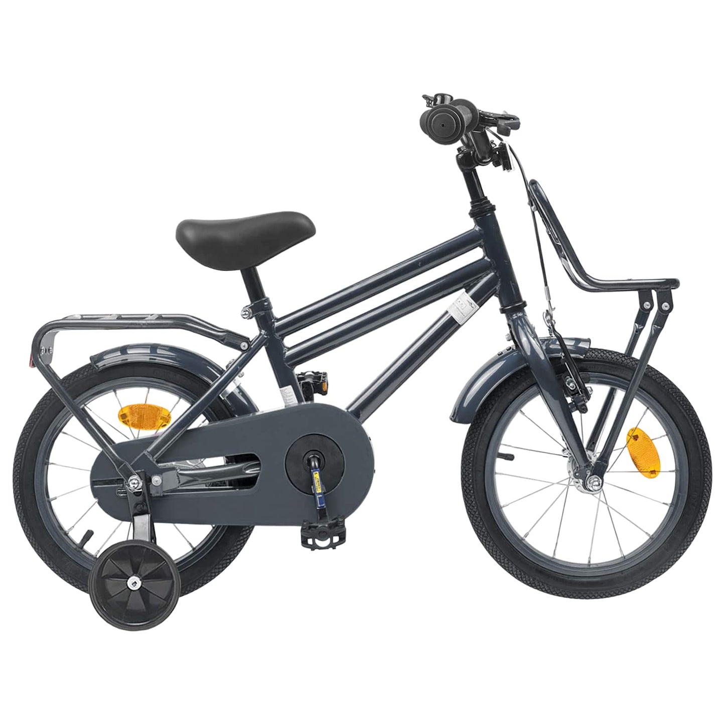 Kids Bike 16 Inches for 4-6 Years Old Dark Grey