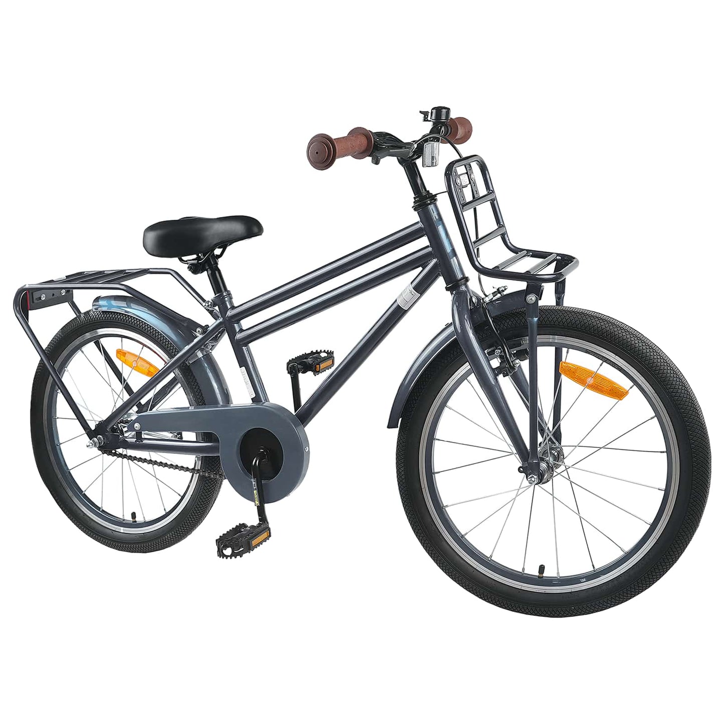 Kids Bike 18 Inches for 5-7 Years Old Dark Grey