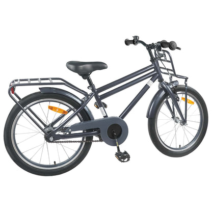 Kids Bike 20 Inches for 6-11 Years Old Dark Grey