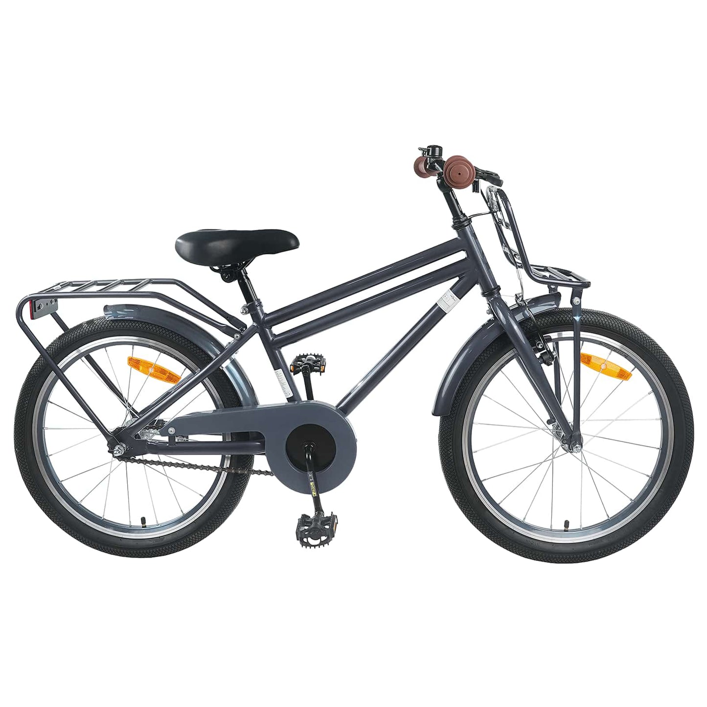 Kids Bike 22 Inches for 7-12 Years Old Dark Grey