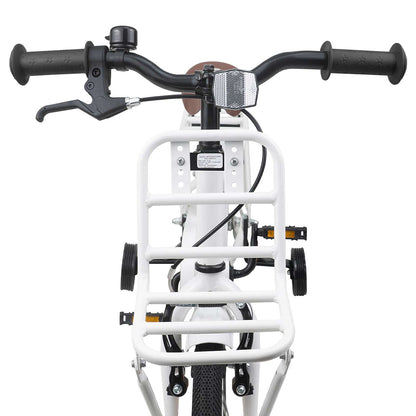 Kids Bike 14 Inches for 3-5 Years Old White
