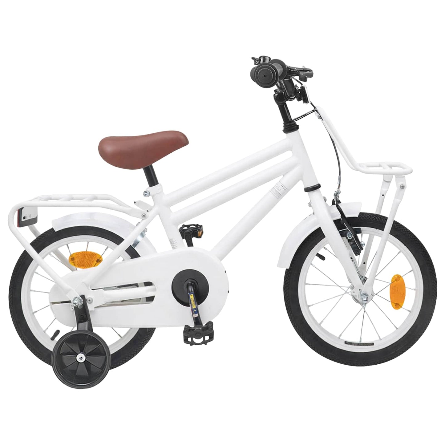 Kids Bike 16 Inches for 4-6 Years Old White
