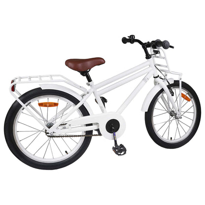 Kids Bike 18 Inches for 5-7 Years Old White