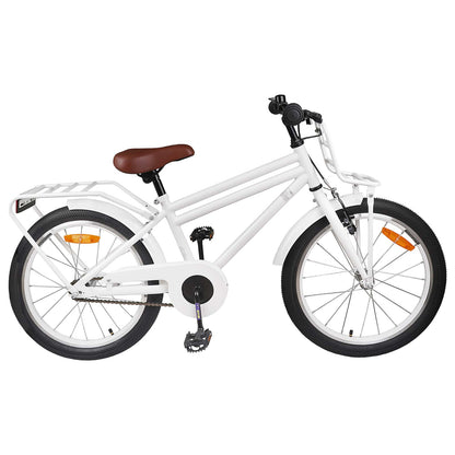 Kids Bike 18 Inches for 5-7 Years Old White