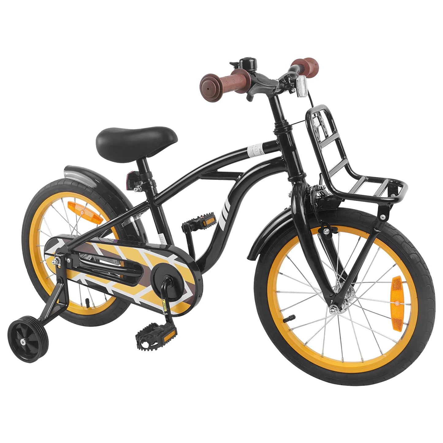 Kids Bike 16 Inches for 4-6 Years Old Black