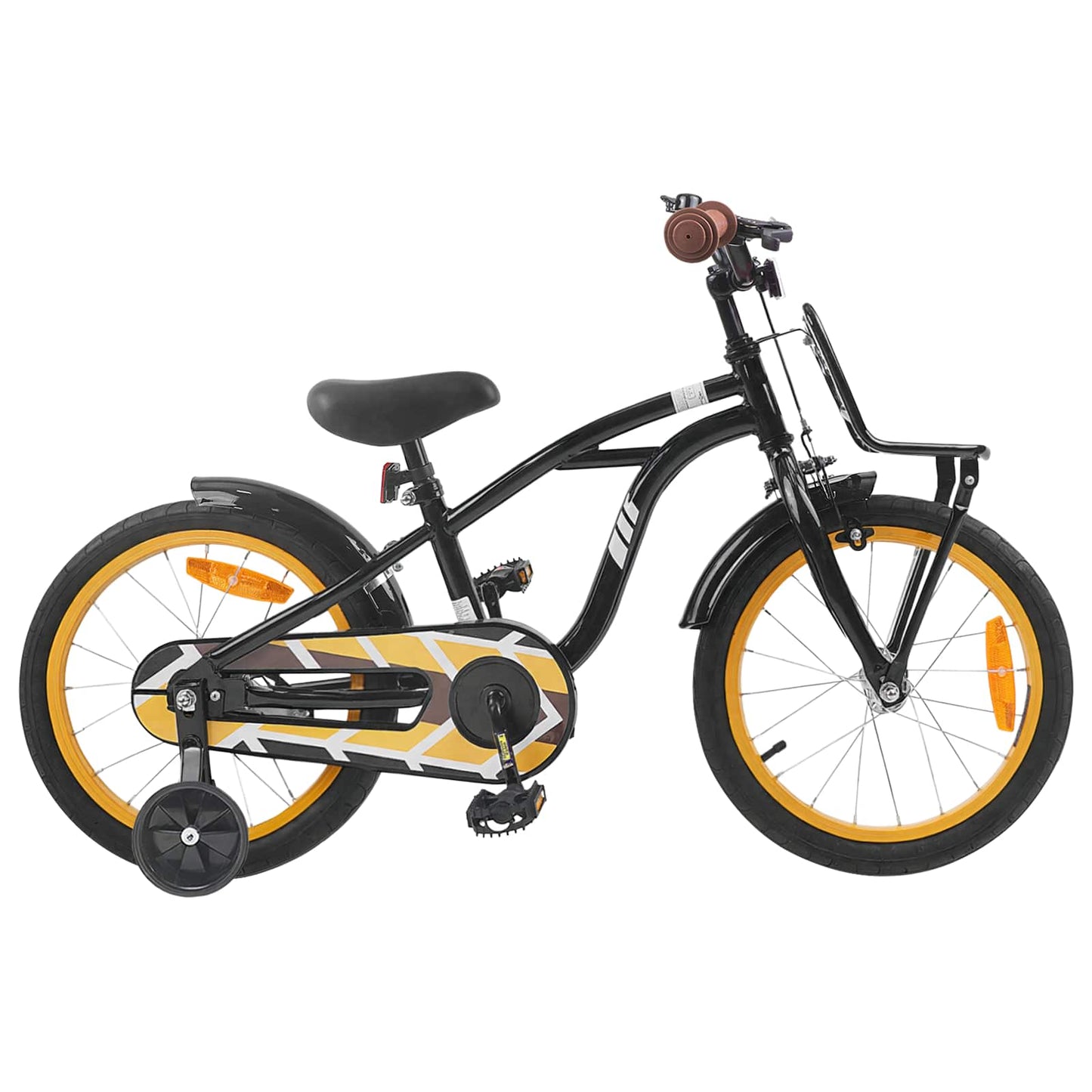 Kids Bike 16 Inches for 4-6 Years Old Black