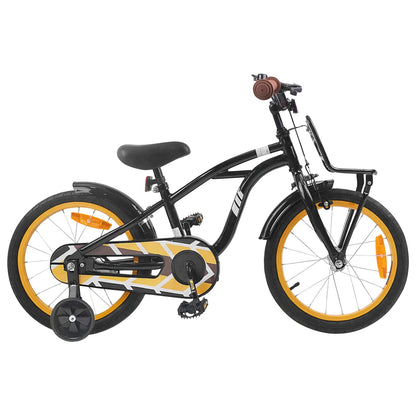 Kids Bike 16 Inches for 4-6 Years Old Black