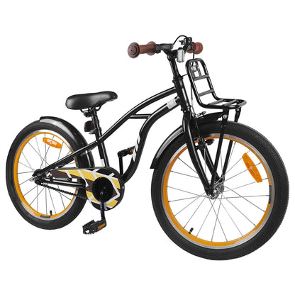 Kids Bike 18 Inches for 5-7 Years Old Black