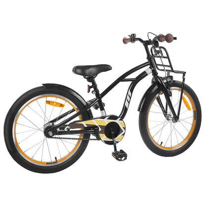 Kids Bike 18 Inches for 5-7 Years Old Black