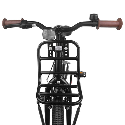 Kids Bike 22 Inches for 7-12 Years Old Black
