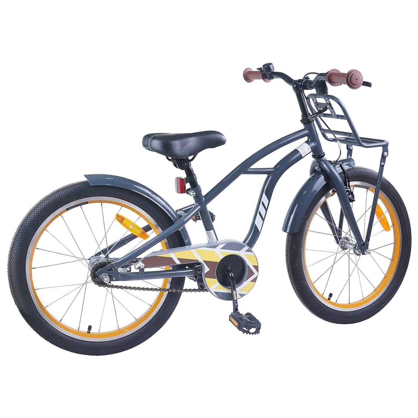 Kids Bike 18 Inches for 5-7 Years Old Dark Grey