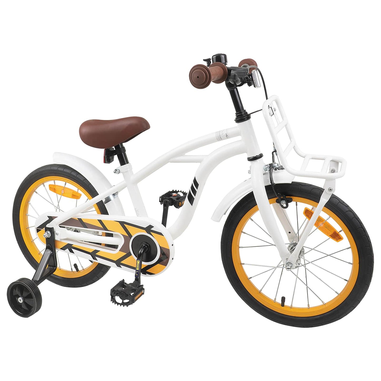 Kids Bike 16 Inches for 4-6 Years Old White