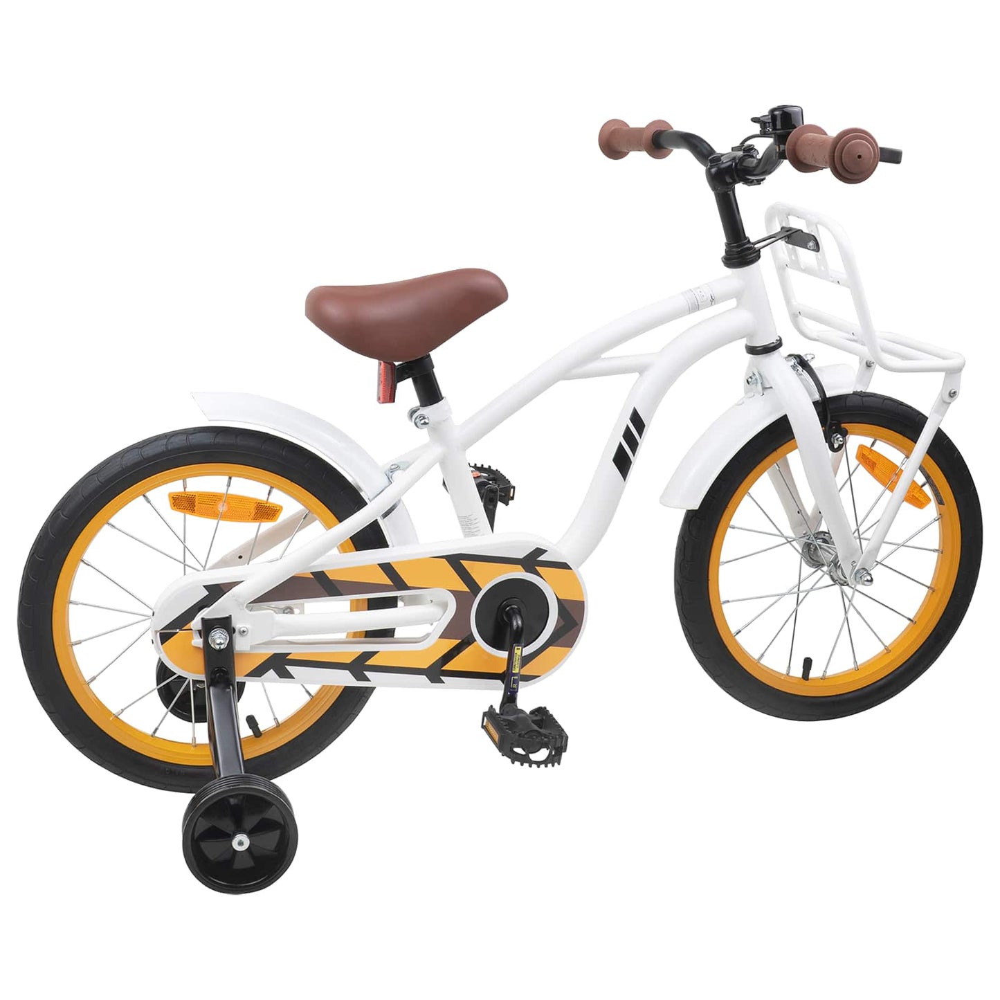 Kids Bike 16 Inches for 4-6 Years Old White