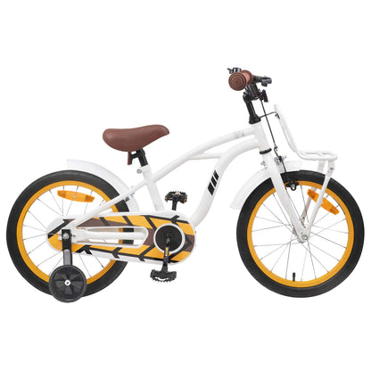 Kids Bike 16 Inches for 4-6 Years Old White
