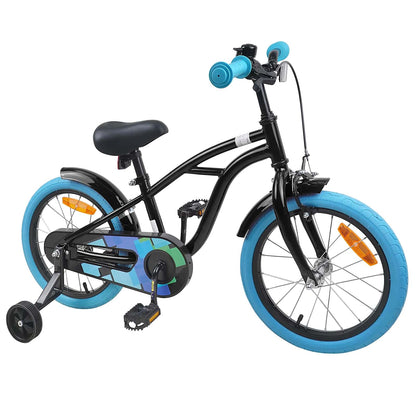 Kids Bike 16 Inches for 4-6 Years Old Black
