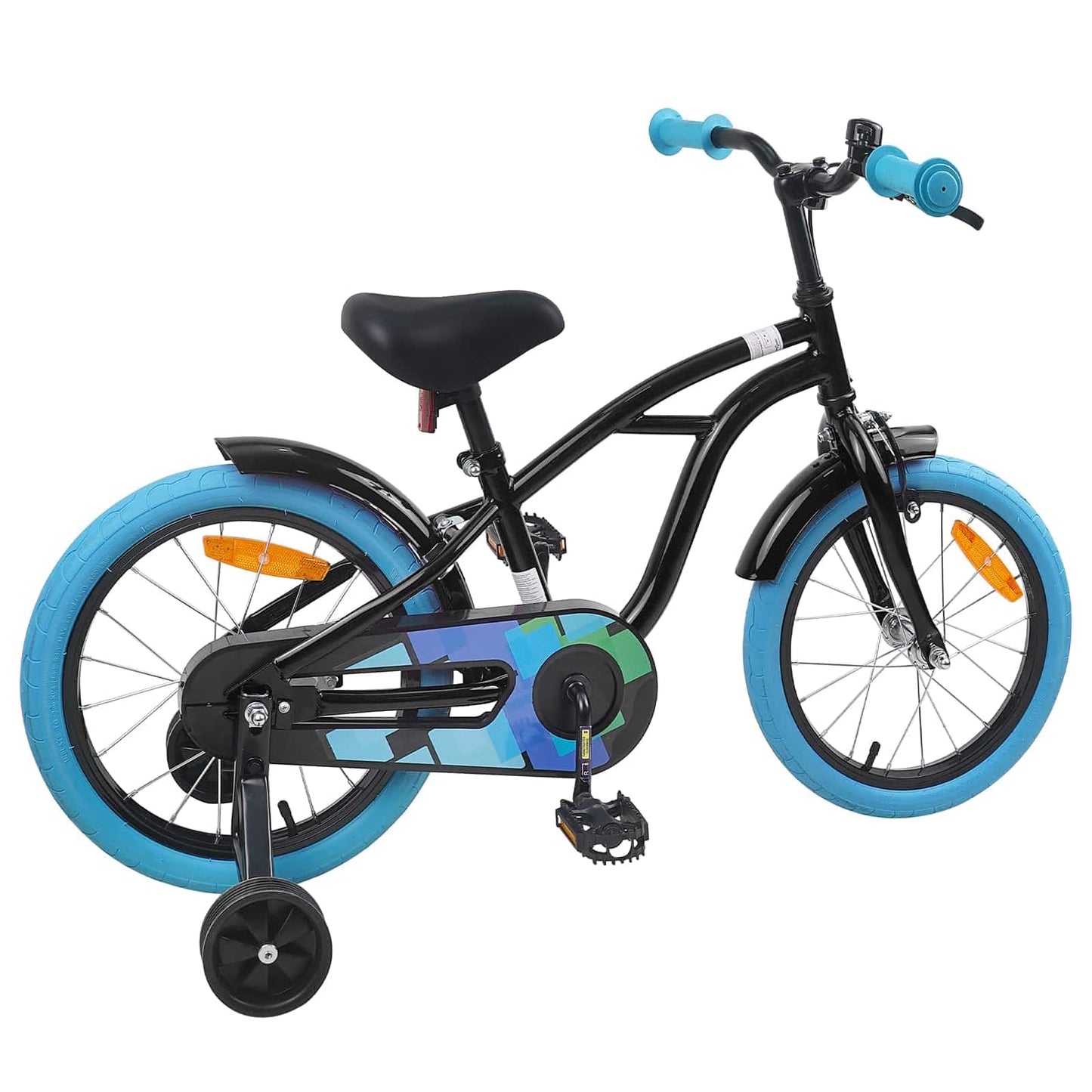 Kids Bike 16 Inches for 4-6 Years Old Black